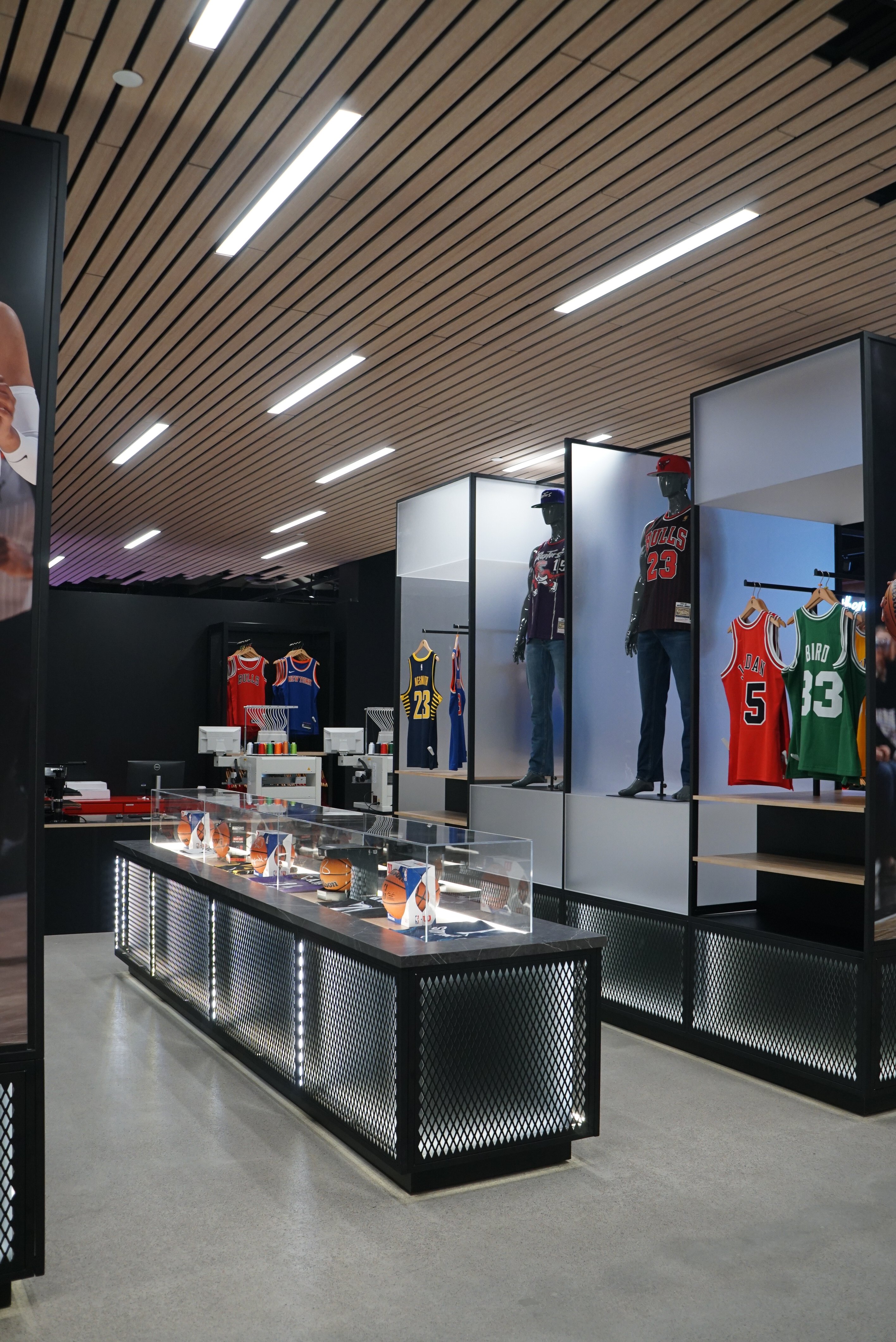 Shadow Box Jersey Display Check Out Counter