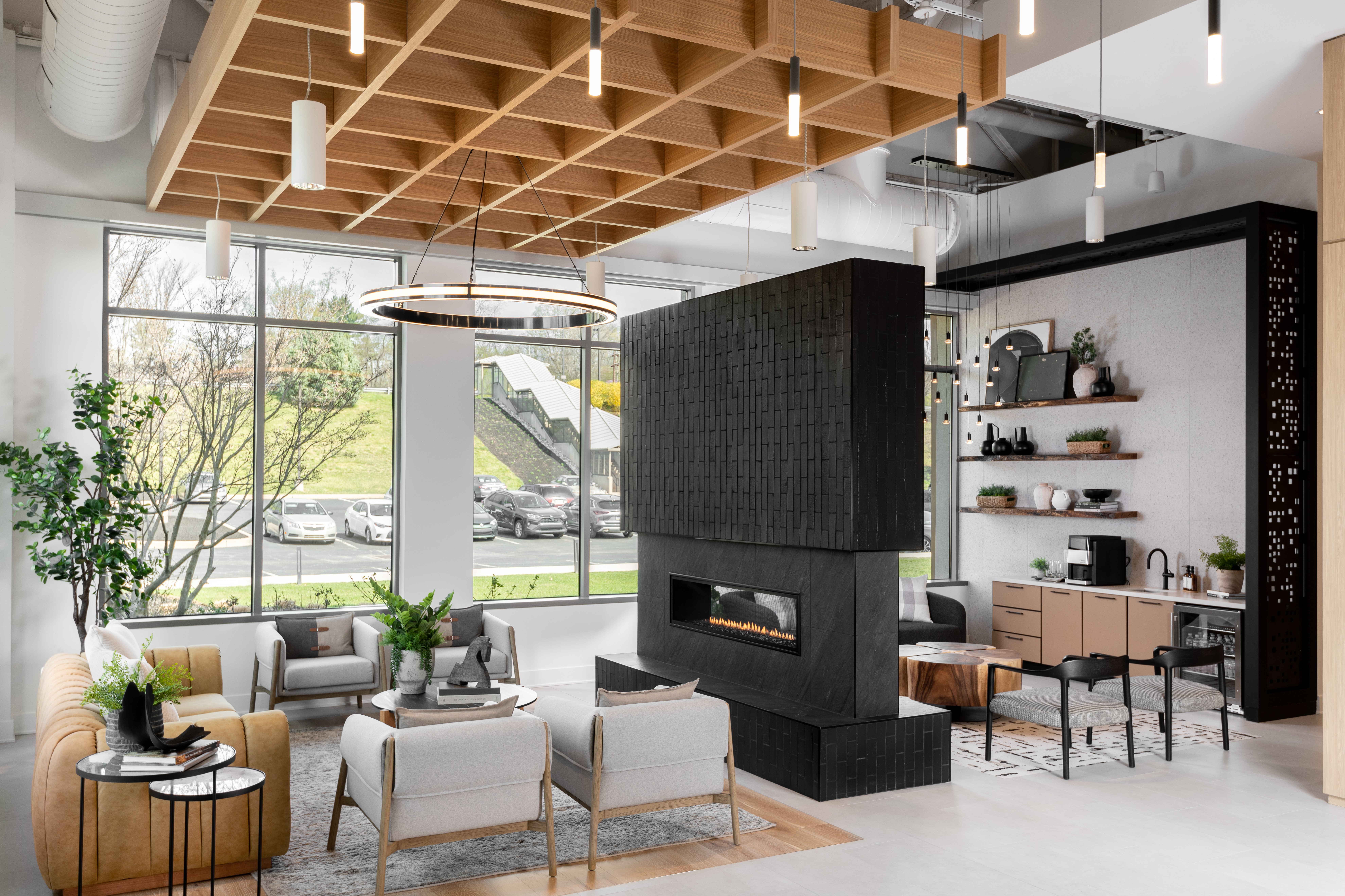 Toll Brothers Design Studio Fireplace Living Room