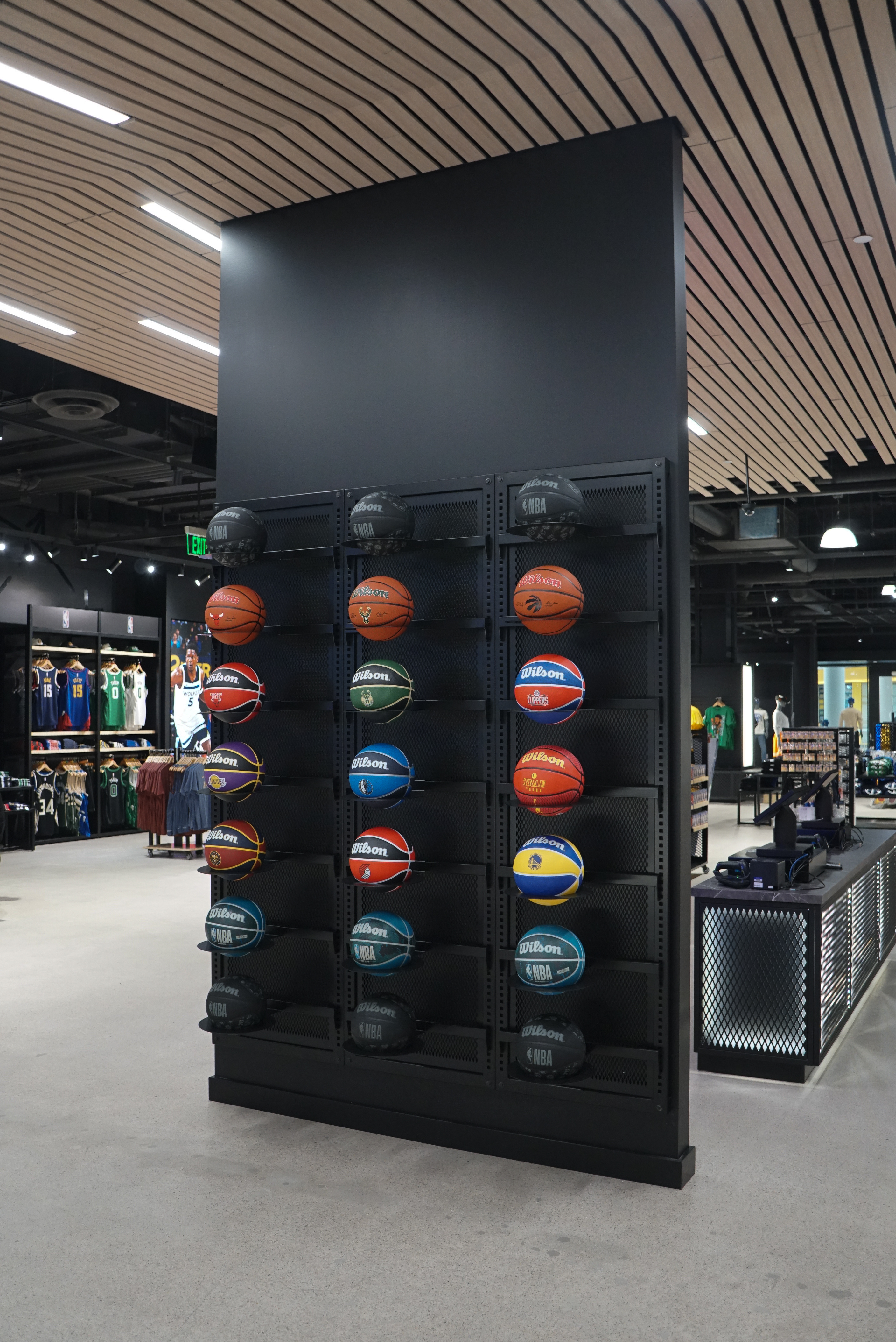 Basketball Display Wall