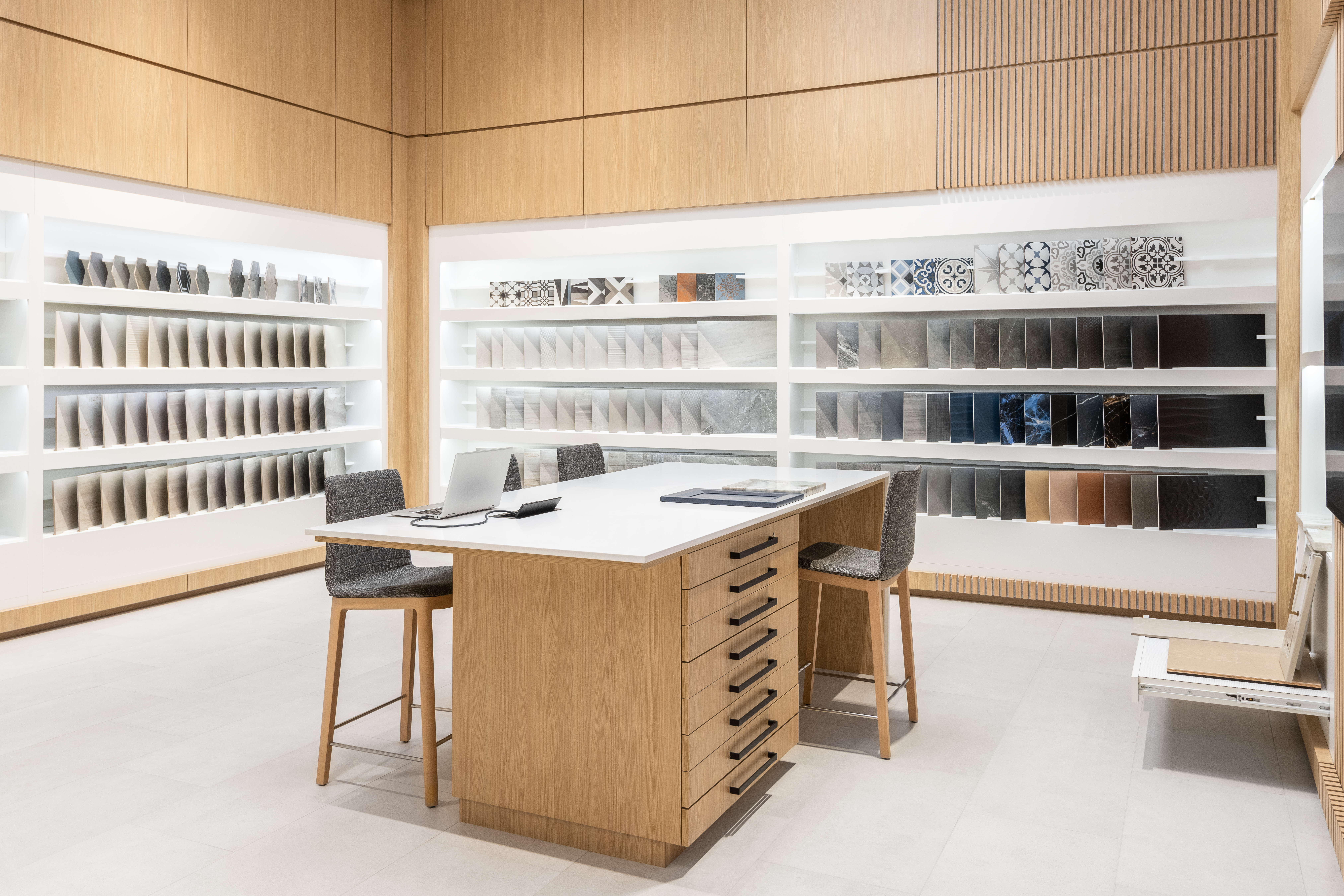 Toll Brothers Design Studio Display Wall